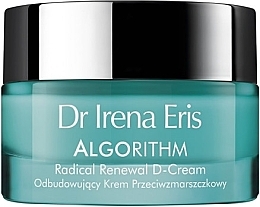 Fragrances, Perfumes, Cosmetics Renewal Day Face & Eye Cream - Dr Irena Eris Algorithm Radical Renewal D-Cream SPF 20