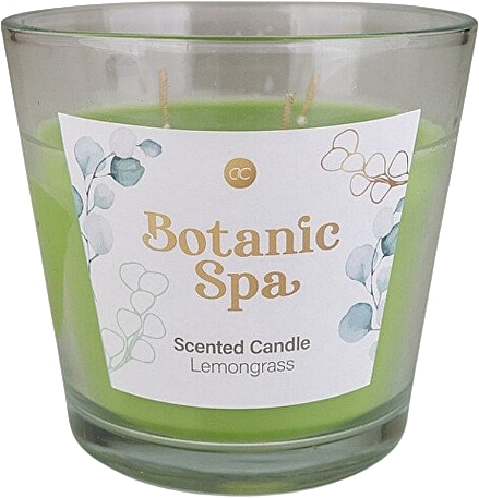 Scented Candle in Glass 'Lemongrass' - Accentra Botanic Spa Lemongrass Scented Candle — photo N5