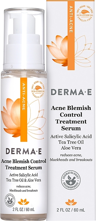 Anti-Acne Anti-Inflammatory Serum - Derma E Anti-Acne Blemish Control Treatment Serum — photo N1