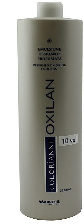 Oxidizing Emulsion - Brelil Professional Colorianne Oxilan Emulsione Ossidante Profumata 10 Vol — photo N1