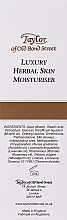 Moisturizing Face & Body Cream - Taylor of Old Bond Street Herbal Skin Moisturiser — photo N8