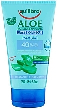 Moisturizing After Tan Day Milk - Equilibra Aloe Vera After Sun Milk Moisturizing and Calming For Kids — photo N1