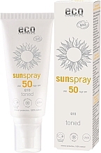 Fragrances, Perfumes, Cosmetics Tinted Sunscreen Spray - Sun Spray SPF 50 Toned Q10 