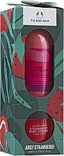 Fragrances, Perfumes, Cosmetics Set - The Body Shop Juicy Strawberry Bath & Body Duo (b/yogurt/200ml + bath/f/250ml)