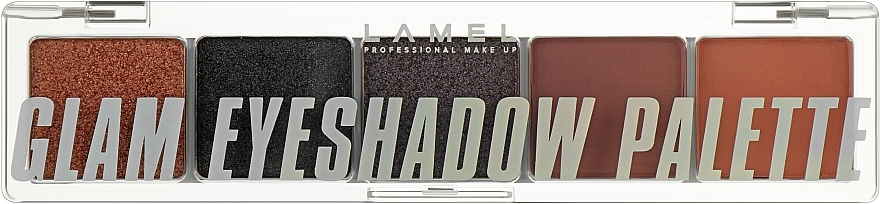 Eyeshadow Palette - LAMEL Make Up Glam Eyeshadow Palette — photo N4