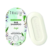 Fragrances, Perfumes, Cosmetics Anti-Dandruff Sage Shampoo Bar - Thalia Life Bar Shampoo