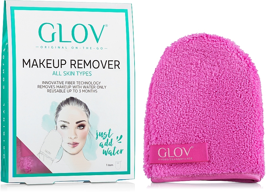 GLOV - On-The-Go Makeup Removing Mitt, Cosy Rosie  — photo N1