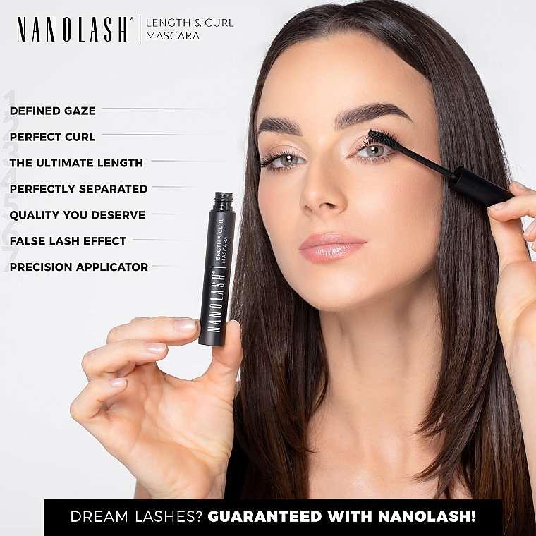 Mascara ‘Lengthening and Curling’ - Nanolash Length & Curl Mascara — photo N4