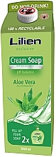 Fragrances, Perfumes, Cosmetics Aloe Vera Liquid Cream Soap - Lilien Aloe Vera Cream Soap (tetra-pack)