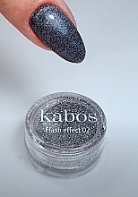 Nail Powder - Kabos Flash Effect — photo N3