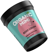 Fragrances, Perfumes, Cosmetics Avocado & Guava Moisturizing Body Cream - Organic Mimi Body Cream Moisturizing Avocado & Guava