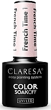 Fragrances, Perfumes, Cosmetics Hybrid Nail Polish - Claresa French Time