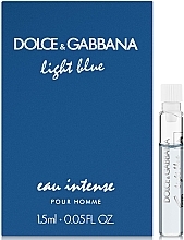 Fragrances, Perfumes, Cosmetics Dolce & Gabbana Light Blue Eau Intense Pour Homme - Eau de Parfum (mini size)