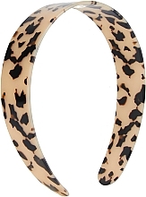 Leopard Hair Band - Revolution Haircare Tortoiseshell Wide Headband — photo N5