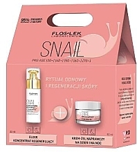 Fragrances, Perfumes, Cosmetics Set - Floslek Snail (concentrate/30ml + cream/50ml)