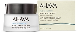 Nourishing Night Cream - Ahava Time To Hydrate Night Replenisher Normal to Dry Skin — photo N2