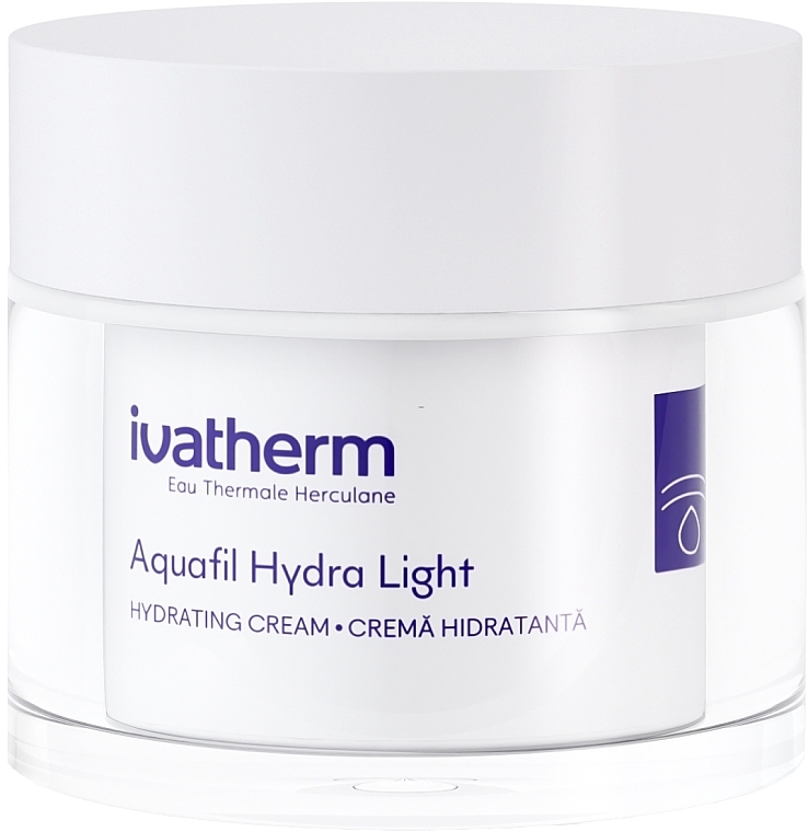 Moisturising Cream for Sensitive, Normal and Combination Skin - Ivatherm Aquafil Hydra Light Cream — photo N1