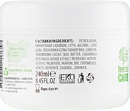 Toning Massage Cream - Bulgarian Rose Herbal Care Rose & Cococa Massage Cream — photo N3