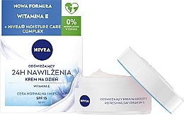 Vitamin E Refreshing Face Cream - Nivea 24H Moisture Care Complex — photo N4