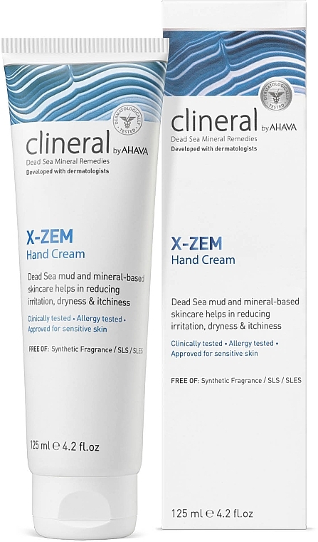 Hand Cream - Ahava Clineral X-Zem Hand Cream — photo N2