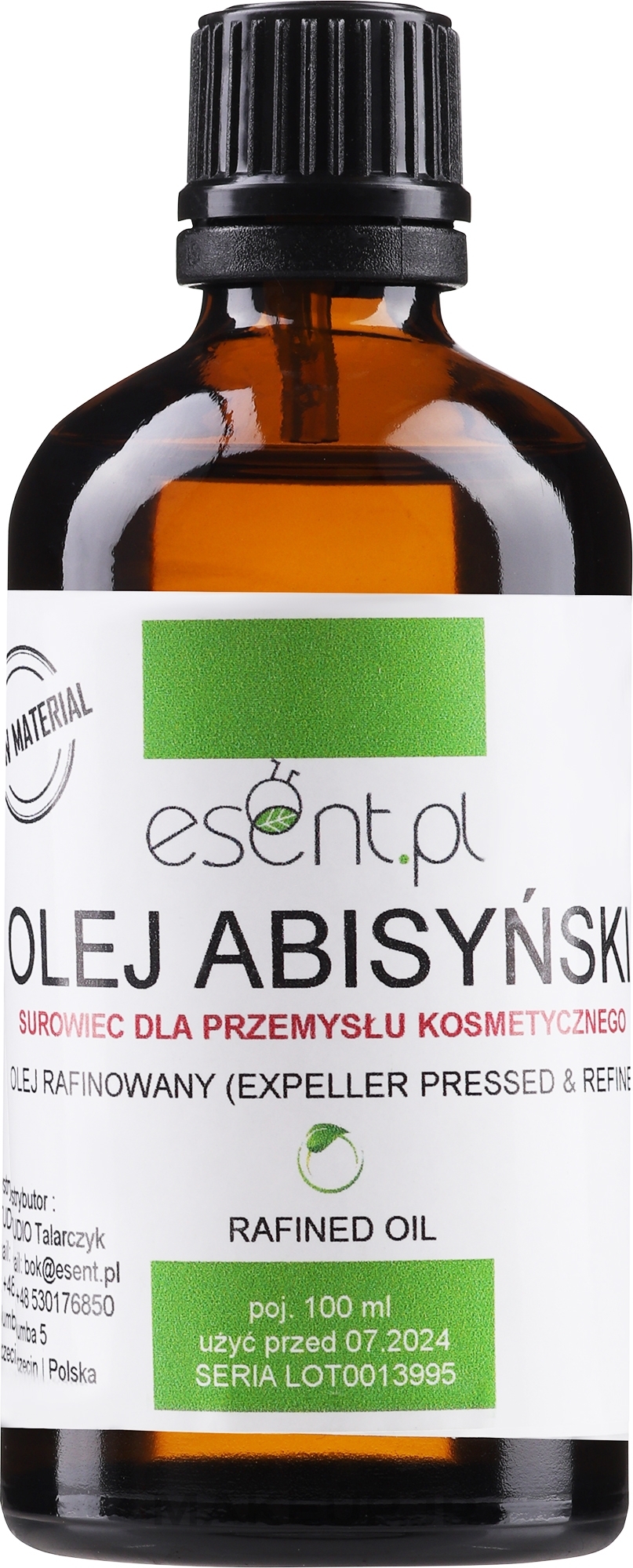 Refined Abyssinian Oil - Esent — photo 100 ml