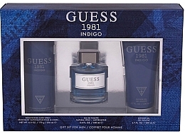 Fragrances, Perfumes, Cosmetics Guess 1981 Indigo For Men - Set (edt/100ml + deo/226ml + sh/gel/200ml)