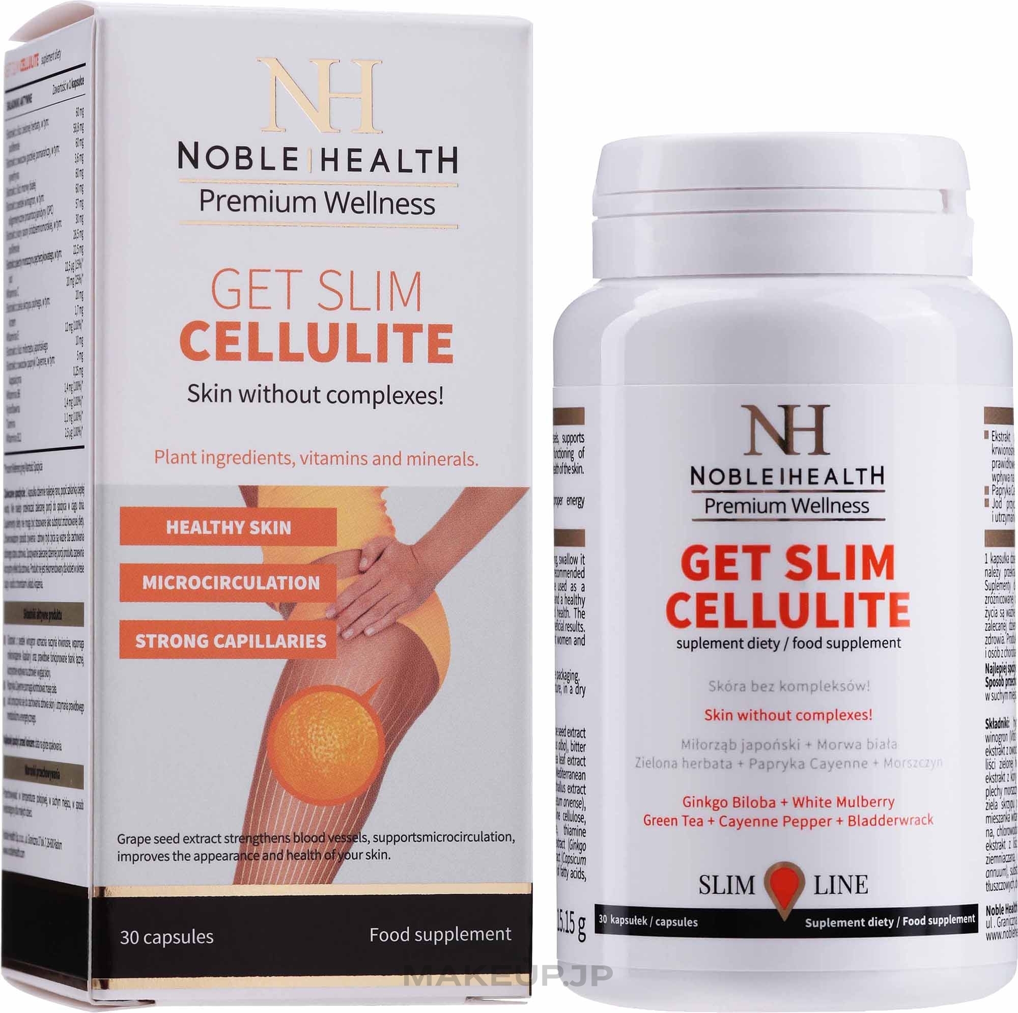 Anti-Cellulite Food Supplement - Noble Health Get Slim Cellulite — photo 30 szt.
