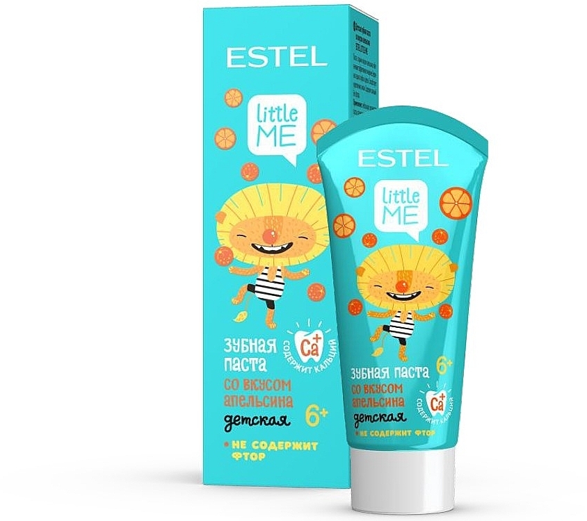 Kids Toothpaste with Orange Flavor - Estel Professional Little Me Toothpaste — photo N1