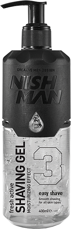 Shaving Gel - Nishman Shaving Gel No.3 Fresh Active — photo N1