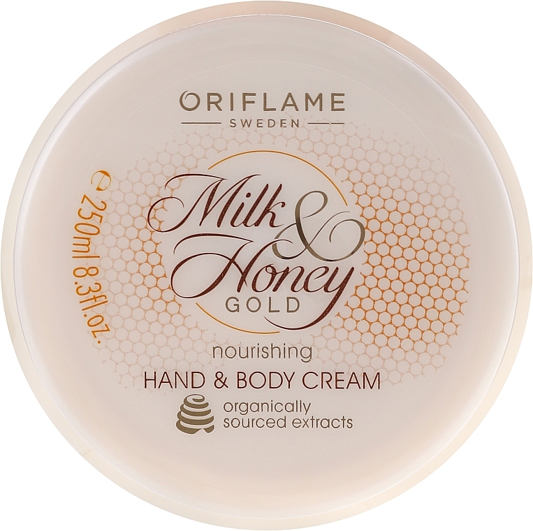 Nourishing Hand & Body Cream "Milk & Honey" - Oriflame Milk and Honey Gold Nourishing Hand and Body Cream — photo N1