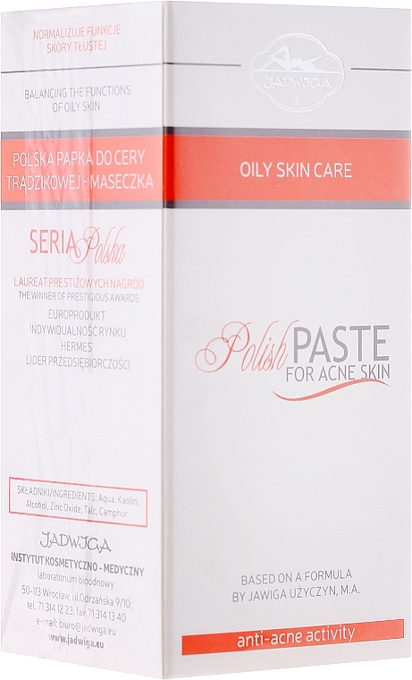 Paste for Acne-Prone Skin - Jadwiga Seria Polska — photo N2
