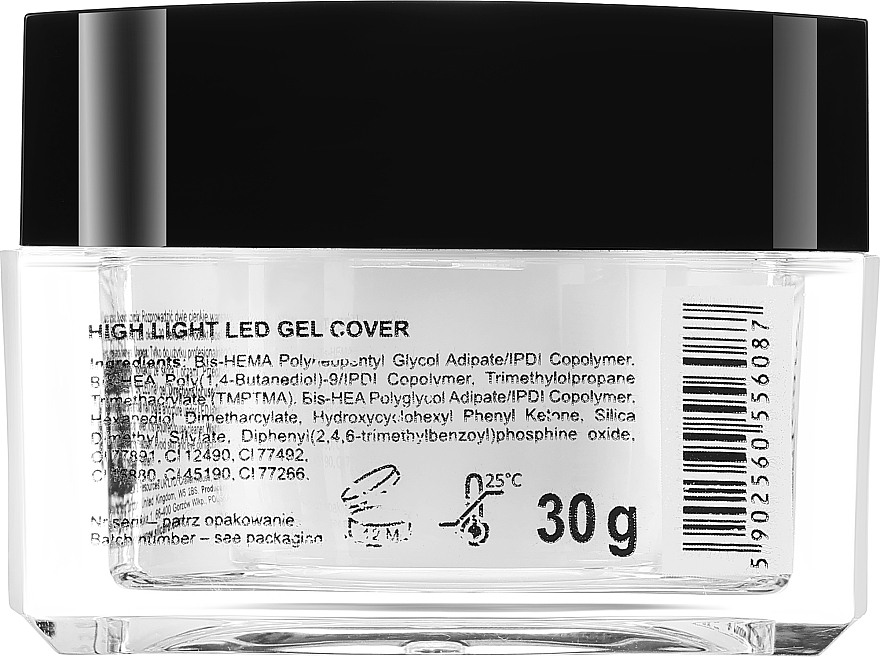 Nail Gel Polish - Silcare Light Led Gel Cover — photo N8