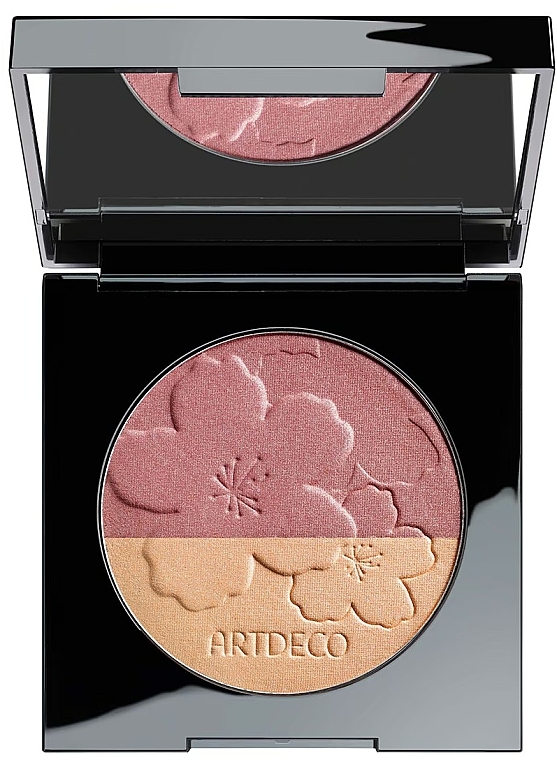 Blush and Highlighter 2 in 1 - Artdeco Glow Blusher Limited Silver & Gold Edition — photo N3