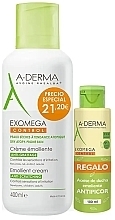 Fragrances, Perfumes, Cosmetics Set - A-Derma Exomega Control (b/cr/400ml + shower/oil/100ml)	