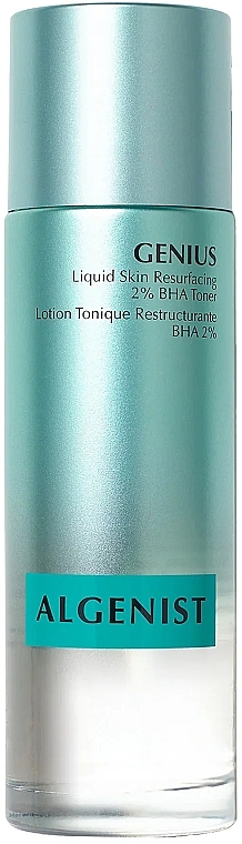 Face Toner - Algenist Genius Liquid Skin Resurfacing 2% BHA Toner — photo N1