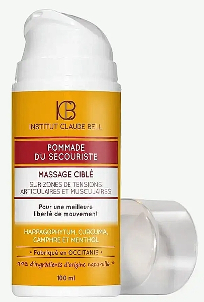 Massage Ointment - Institut Claude Bell First Aid Targeted Massage — photo N1