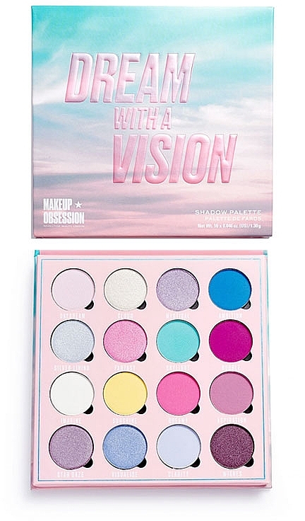 Eyeshadow Palette - Makeup Obsession Dream With Vision Eyeshadow Palette — photo N2