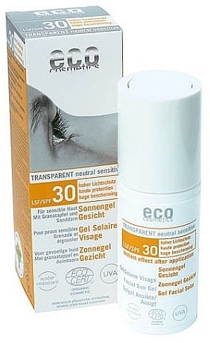 Sun Face Gel SPF 30 - Eco Cosmetics Gel Solarie Visage — photo N1