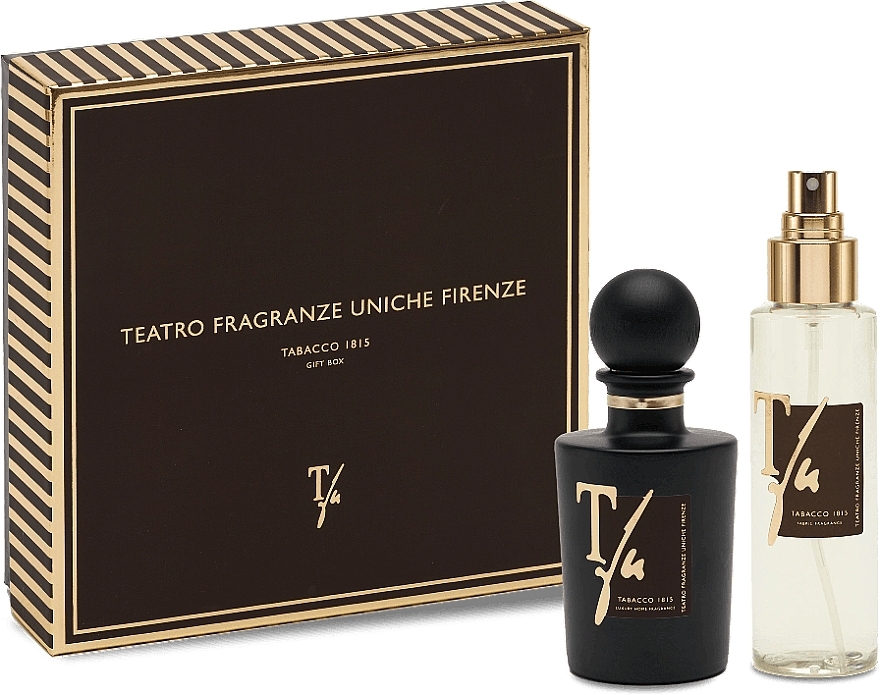 Set - Teatro Fragranze Uniche Tabacco 1815 (diff/100ml + spray/100ml) — photo N1