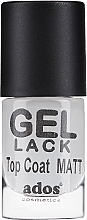 Fragrances, Perfumes, Cosmetics Matte Get Top Coat - Ados Gel Lack Top Coat Matt