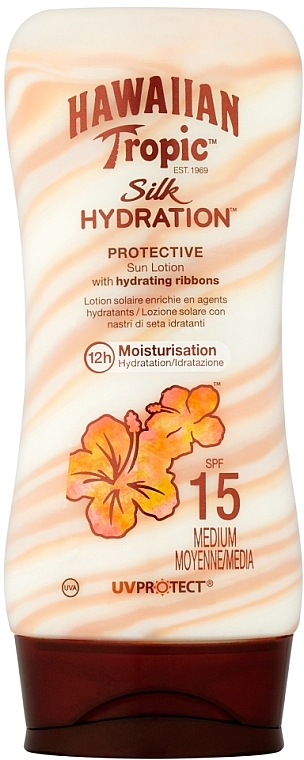 Sun Lotion for Body - Hawaiian Tropic Silk Hydration Sun Lotion SPF 15 — photo N1