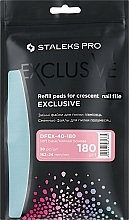 Refill Pads for Crescent Nail File Set Exclusive 40, DFEX-40-180 - Staleks Pro Exclusive — photo N1
