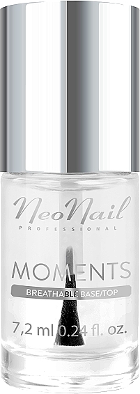 Nail Polish Base & Top Coat - NeoNail Professional Moments Base/Top 2in1 — photo N1