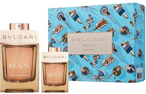 Bvlgari Man Terrae Essence - Set (edp/100ml + edp/15ml) — photo N1