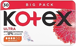 Sanitary Pads, 30pcs - Kotex Ultra Normal Quadro — photo N12