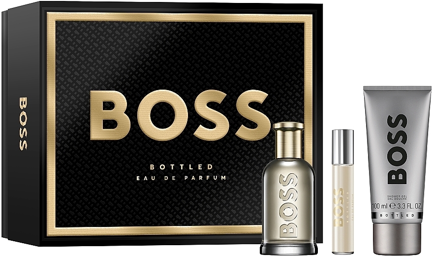 BOSS Bottled - Set (edp/100ml+edp/10ml+sh/gel/100ml) — photo N2