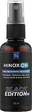 Men Hair Growth Lotion - Minoxon Black Edition For Men Hair Regrowht Treatment (Minoxidil 7%) — photo N1