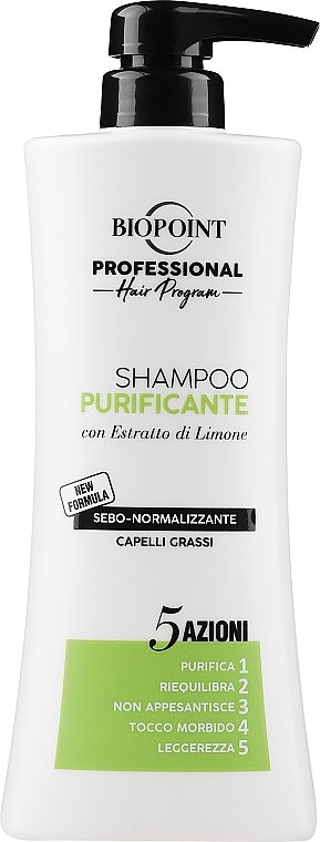 Shampoo for Oily Hair - Biopoint Shampoo Purificante — photo N1