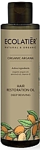 Hair Oil "Deep Repair" - Ecolatier Organic Argana Hair Restoration Oil — photo N1