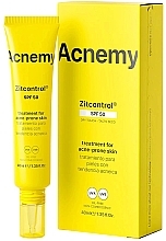 Active Sunscreen for Acne-Prone Skin - Acnemy Zitcontrol SPF 50 Treatment For Acne-Prone Skin — photo N1